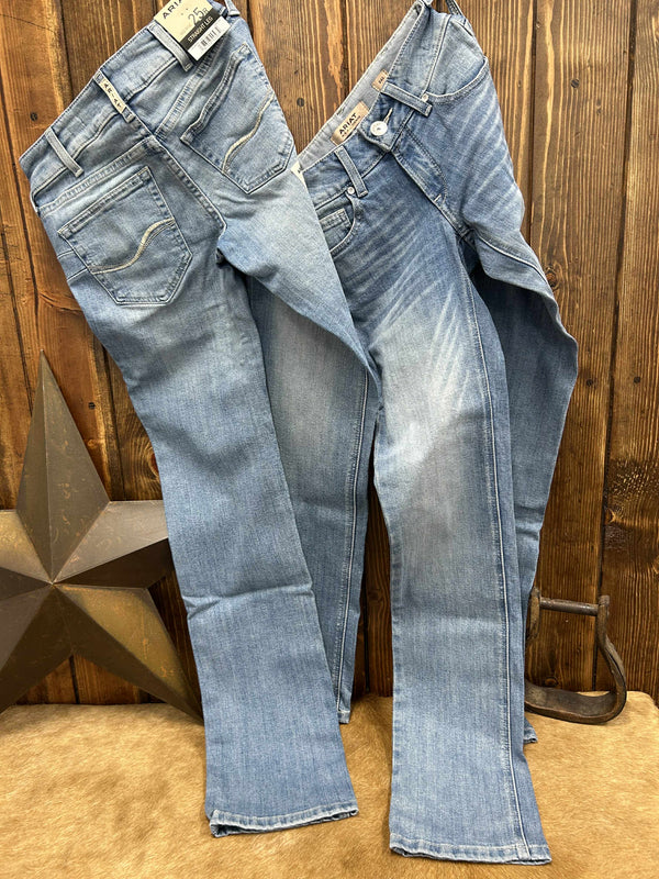 Women's Ariat Mid Rise Alessia Straight Leg Jean-Women's Denim-Ariat-Lucky J Boots & More, Women's, Men's, & Kids Western Store Located in Carthage, MO