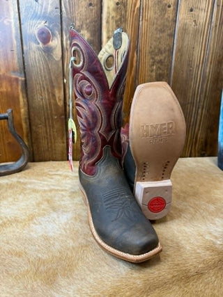 Men's Hyer Riley Tobacco Shrunken Shoulder Boot