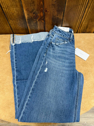 Women's Vervet Rachel Super High Rise Baggy Wide Leg Jean-Women's Denim-Flying Monkey-Lucky J Boots & More, Women's, Men's, & Kids Western Store Located in Carthage, MO