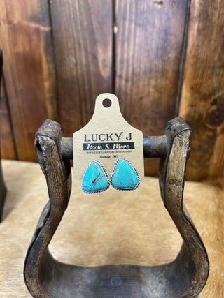 Juliet Earrings-Earrings-LJ Turquoise-Lucky J Boots & More, Women's, Men's, & Kids Western Store Located in Carthage, MO