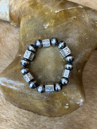 Cielo Bracelet-Bracelets-LJ Turquoise-Lucky J Boots & More, Women's, Men's, & Kids Western Store Located in Carthage, MO