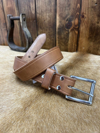 Becca Russet Work Belt | Lucky J Boots-Belts-Becca-Lucky J Boots & More, Women's, Men's, & Kids Western Store Located in Carthage, MO