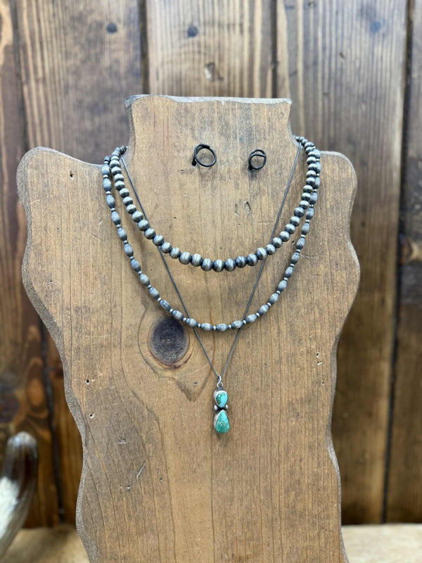 Zayla Necklace-Necklaces-LJ Turquoise-Lucky J Boots & More, Women's, Men's, & Kids Western Store Located in Carthage, MO