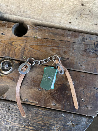 Berlin Leather Curb Chains-Curb Strap-Berlin Leather-Lucky J Boots & More, Women's, Men's, & Kids Western Store Located in Carthage, MO