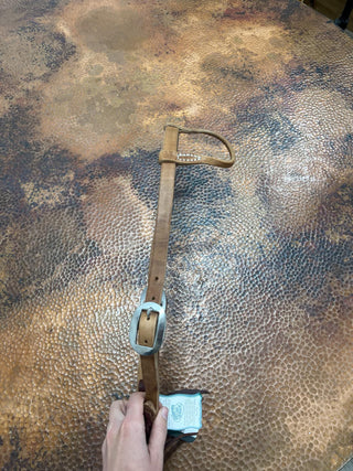 Berlin Leather Single Ear Headstalls-Headstall-Berlin Leather-Lucky J Boots & More, Women's, Men's, & Kids Western Store Located in Carthage, MO