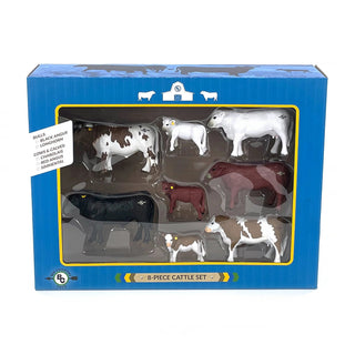 Big Country 8-Piece Cow Set-Toys-Big Country Toys-Lucky J Boots & More, Women's, Men's, & Kids Western Store Located in Carthage, MO