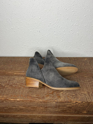 Boutique Vanish Booties in Washed Dark Blue Denim *FINAL SALE*-Women's Booties-Corkys Footwear-Lucky J Boots & More, Women's, Men's, & Kids Western Store Located in Carthage, MO