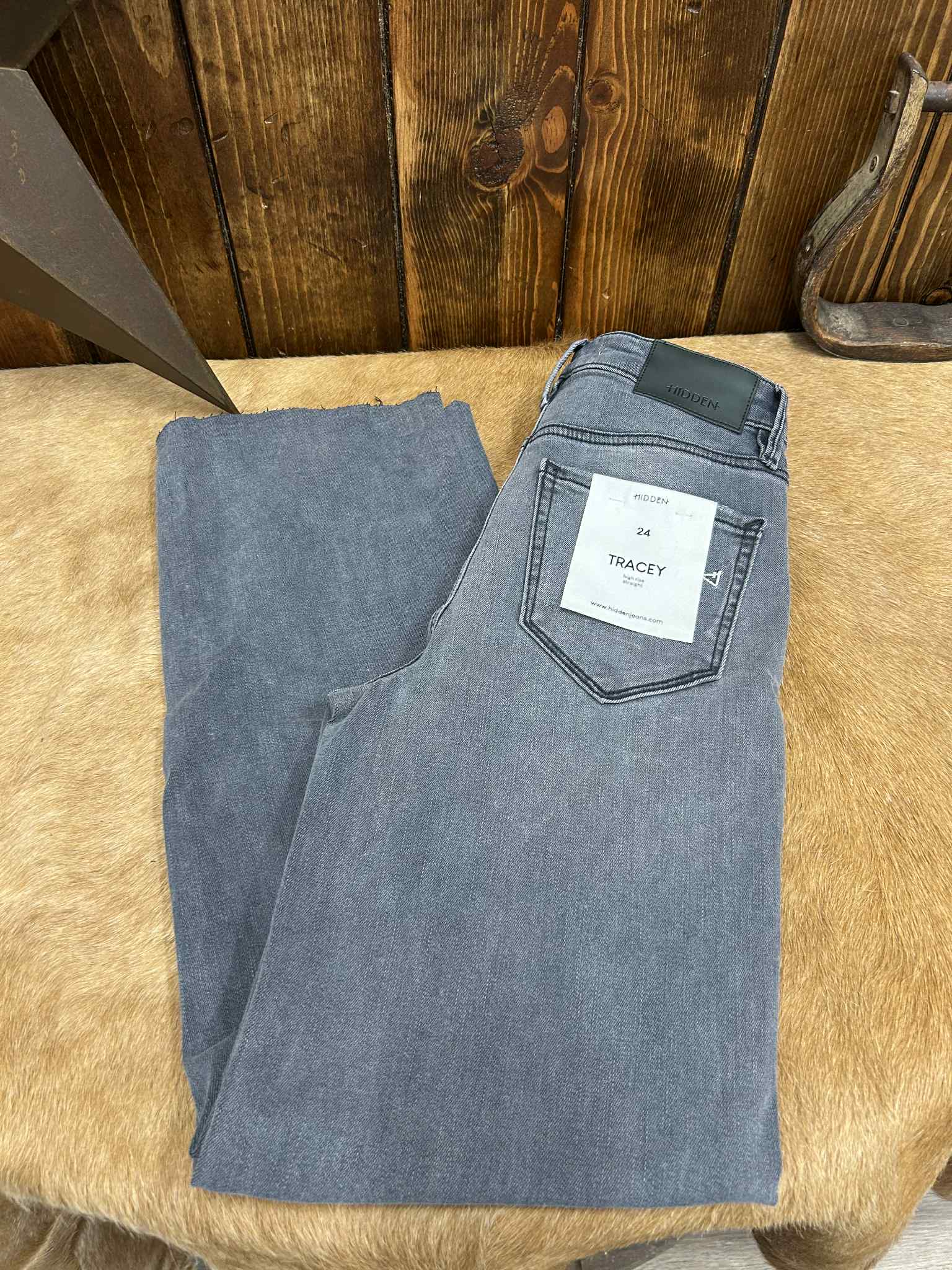 Hidden Amelia High Rise Straight Leg Jean-Women's Denim-HIDDEN-Lucky J Boots & More, Women's, Men's, & Kids Western Store Located in Carthage, MO