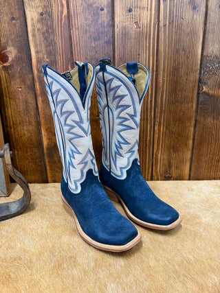 Women's Hyer Rose Hill Navy Roughout Boot