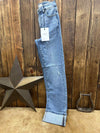 Hidden Gracyn High Rise Straight Leg Cuff Jean-Women's Denim-HIDDEN-Lucky J Boots & More, Women's, Men's, & Kids Western Store Located in Carthage, MO