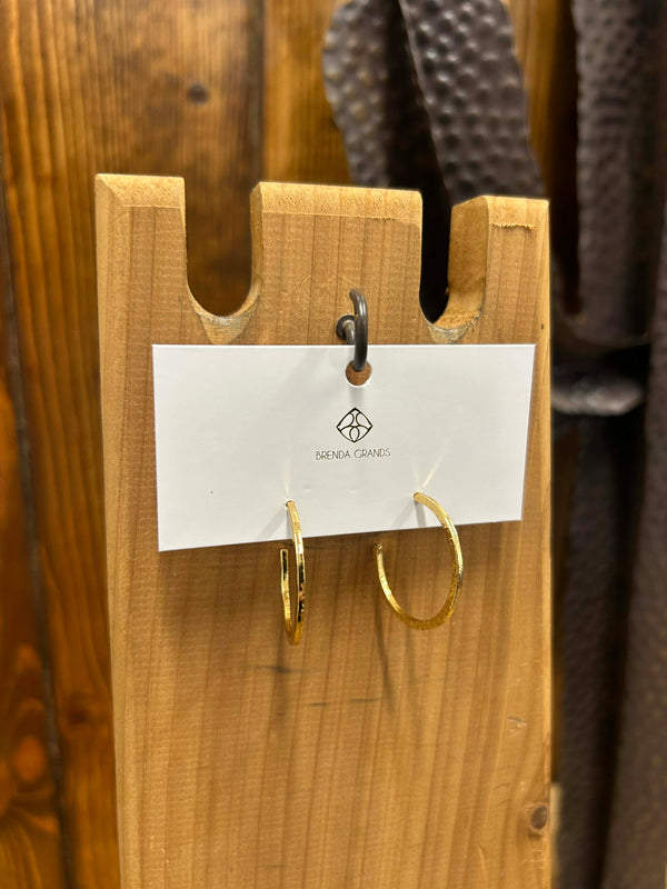 Gold Waterproof Earrings-Earrings-LJ Fashion Jewelry-Lucky J Boots & More, Women's, Men's, & Kids Western Store Located in Carthage, MO