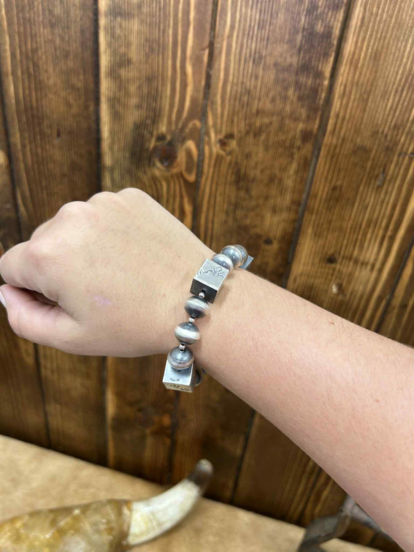 Cielo Bracelet-Bracelets-LJ Turquoise-Lucky J Boots & More, Women's, Men's, & Kids Western Store Located in Carthage, MO
