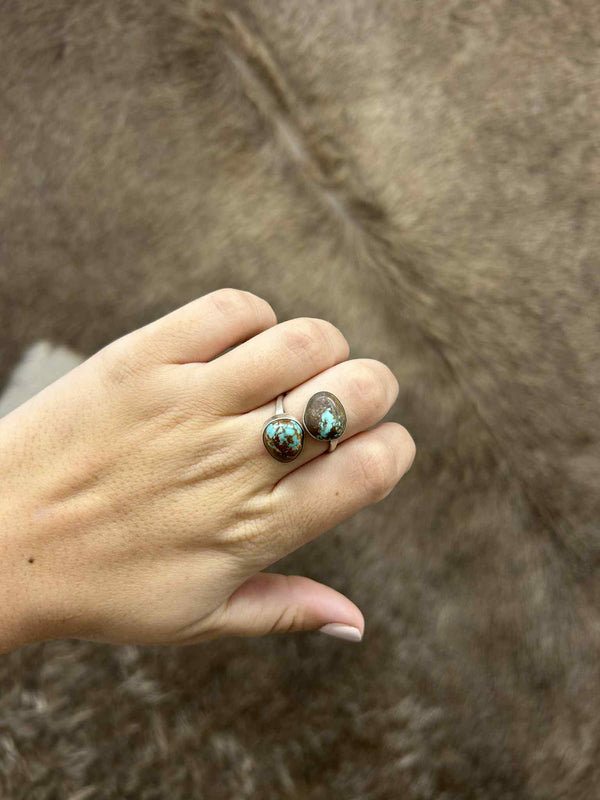 Clara Ring-Rings-LJ Turquoise-Lucky J Boots & More, Women's, Men's, & Kids Western Store Located in Carthage, MO