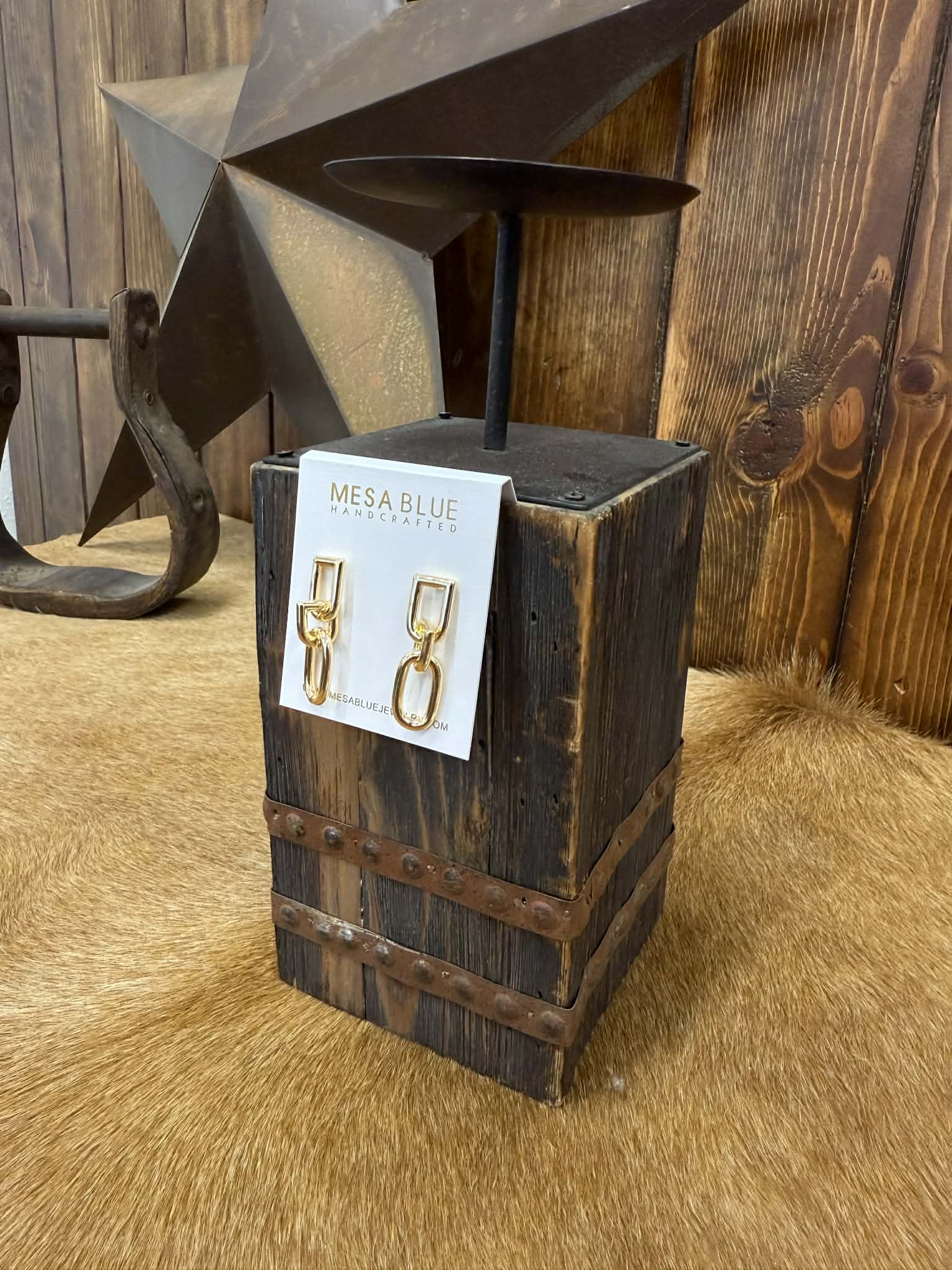 Gold Earrings-Earrings-LJ Fashion Jewelry-Lucky J Boots & More, Women's, Men's, & Kids Western Store Located in Carthage, MO