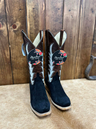 Women's Macie Bean Black Suede Boot-Women's Boots-Macie Bean-Lucky J Boots & More, Women's, Men's, & Kids Western Store Located in Carthage, MO