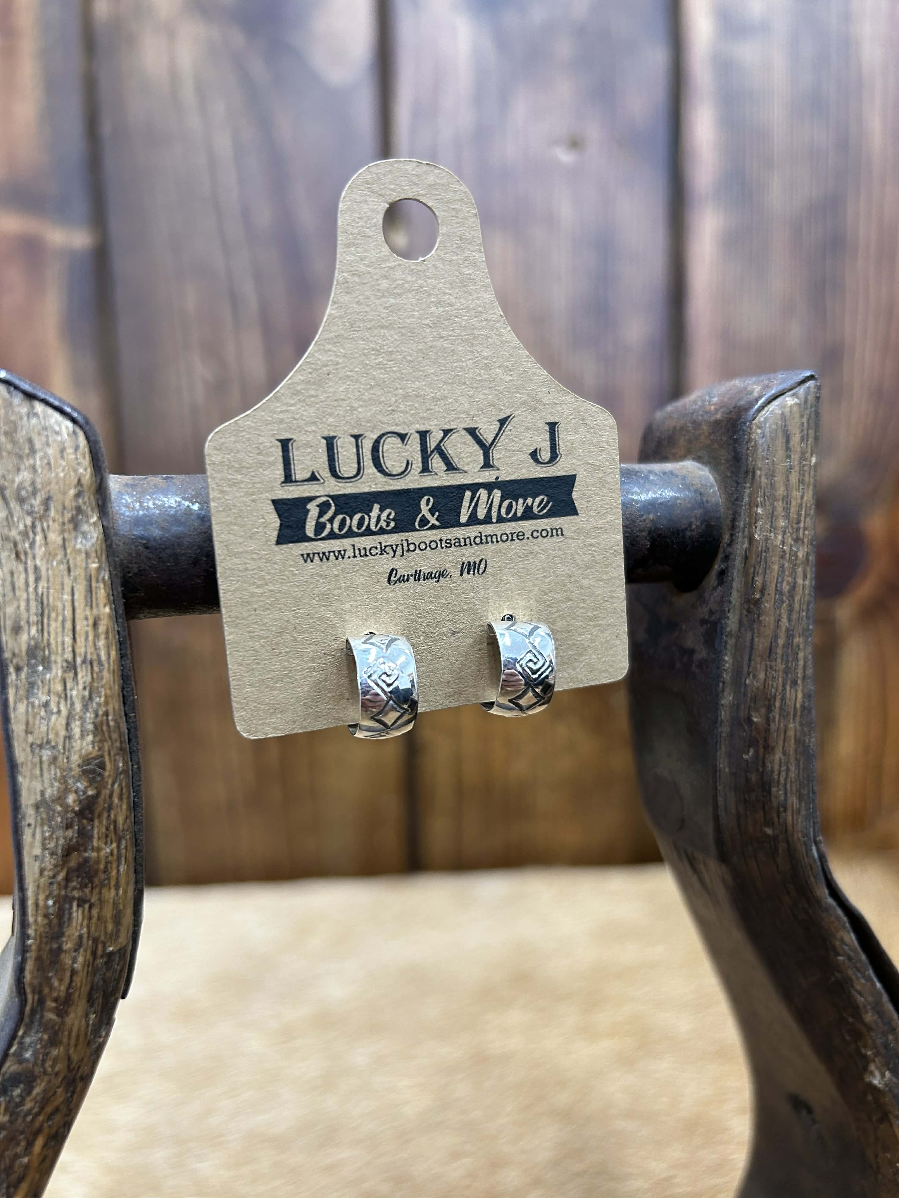 Pason Earrings-Earrings-LJ Turquoise-Lucky J Boots & More, Women's, Men's, & Kids Western Store Located in Carthage, MO