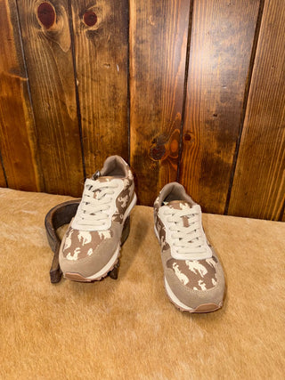 Women's Roper Brown Cow Suede Giddy Up Shoes