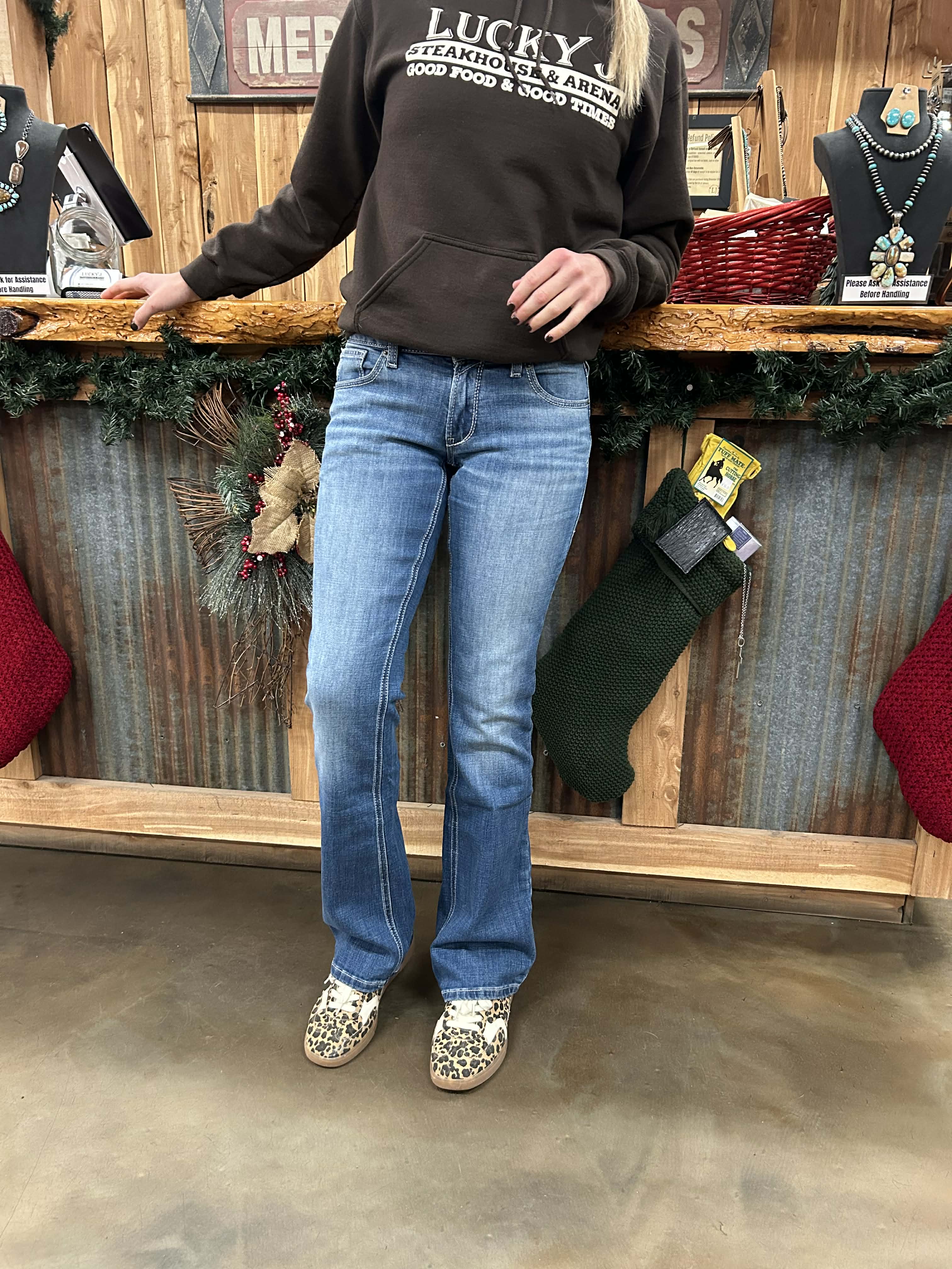 Women's Ariat Aisha Boot Cut Jean-Women's Denim-Ariat-Lucky J Boots & More, Women's, Men's, & Kids Western Store Located in Carthage, MO