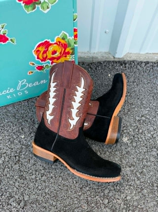 Kid's Macie Bean Black Suede Boot
