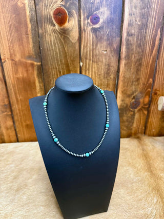 Cecilia Necklace-Necklaces-LJ Turquoise-Lucky J Boots & More, Women's, Men's, & Kids Western Store Located in Carthage, MO