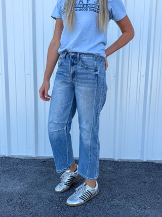 Women's Vervet Sally High Rise Barrel Jean