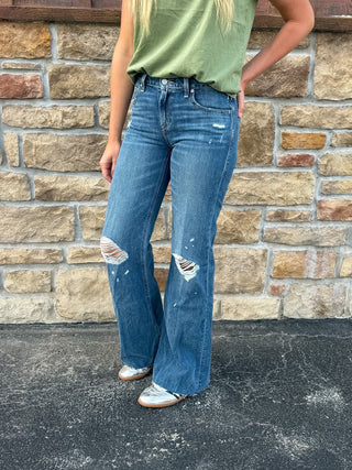 Women's Ariat Perfect Rise Petra Flipside Wide Leg Jean