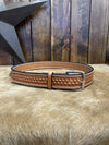 Texas Saddlery Natural Basket Belt-Belts-Texas Saddlery-Lucky J Boots & More, Women's, Men's, & Kids Western Store Located in Carthage, MO
