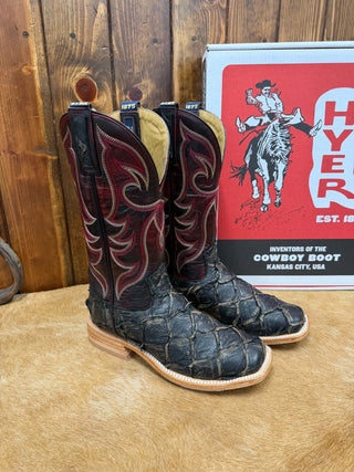 Men's Hyer Cowley Matte Dark Brown Big Bass Boot