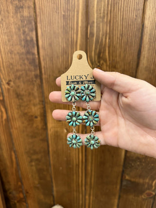 Carter Earrings - Lucky J Boots & More