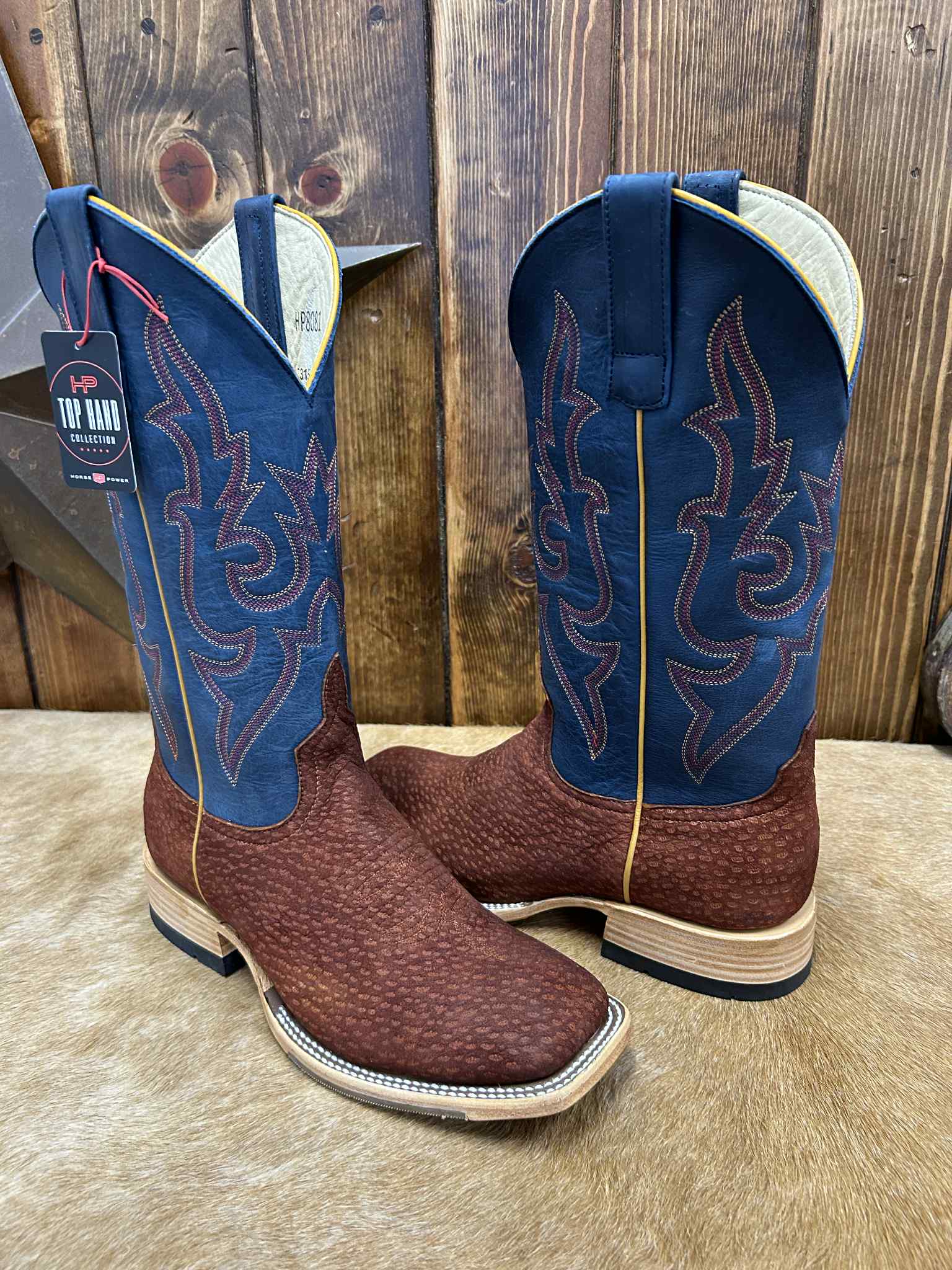 Men's Horse Power Rust Carpincho Boot-Men's Boots-Horse Power-Lucky J Boots & More, Women's, Men's, & Kids Western Store Located in Carthage, MO