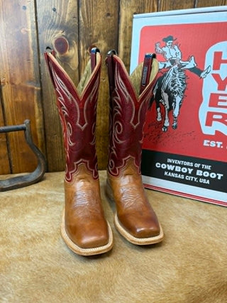 Women's Hyer Salina Glossy Tan Cowhide Boot