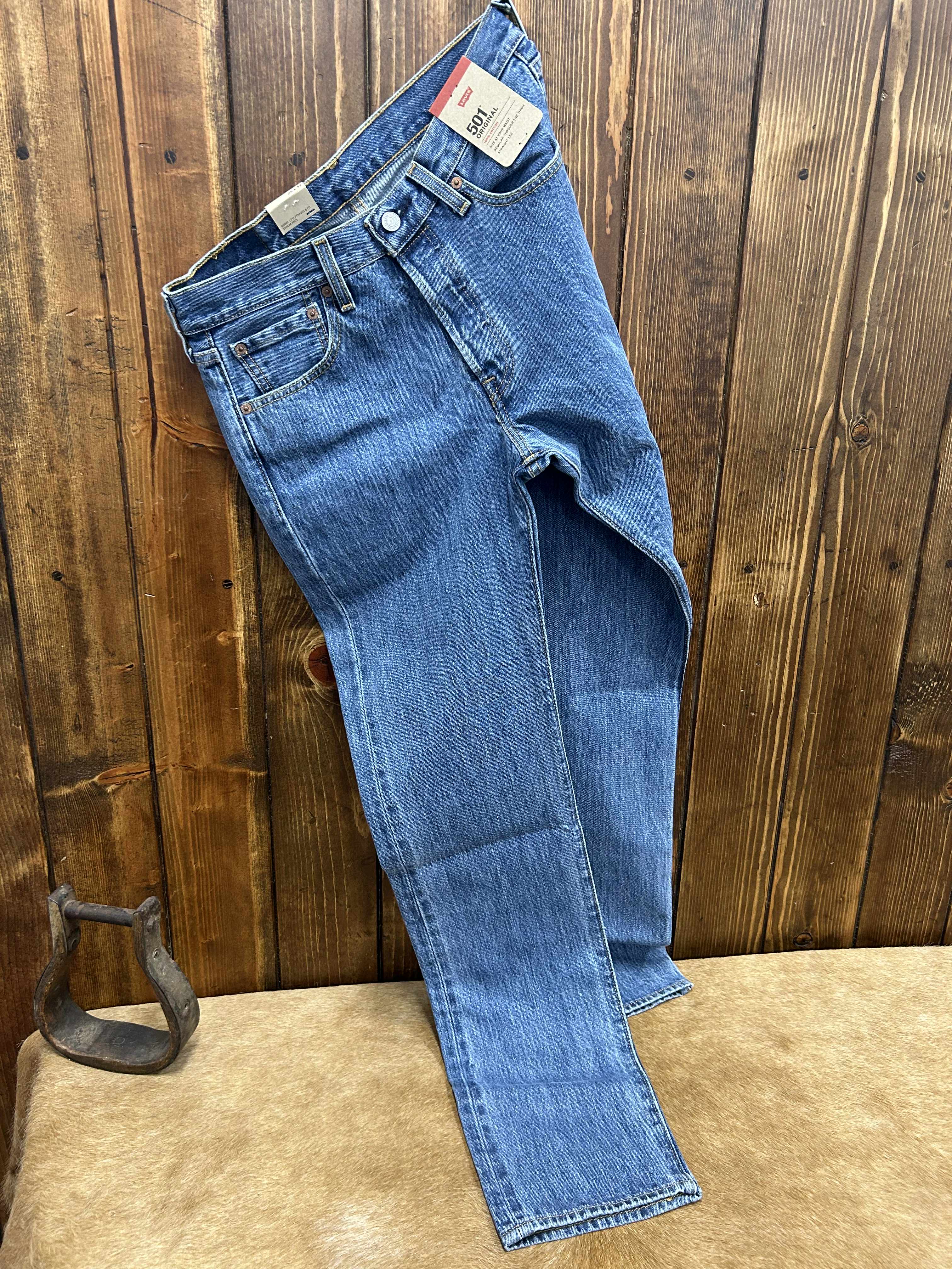 Men's Levi's 501 Original Jean-Men's Denim-Levi's-Lucky J Boots & More, Women's, Men's, & Kids Western Store Located in Carthage, MO