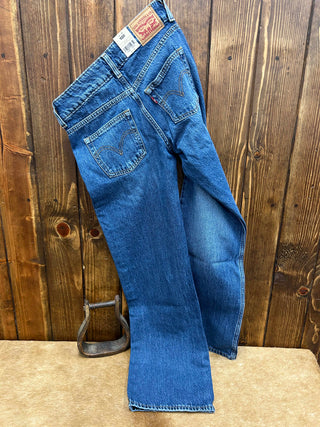 Women's Levi's Super Low Loose in Medium Wash Jean-Women's Denim-Levi's-Lucky J Boots & More, Women's, Men's, & Kids Western Store Located in Carthage, MO