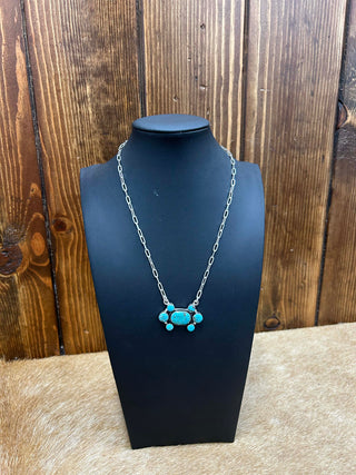 Alyssa Necklace-Necklaces-LJ Turquoise-Lucky J Boots & More, Women's, Men's, & Kids Western Store Located in Carthage, MO