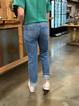Women's Vervet Melissa Mid Rise Straight Jean-Women's Denim-Flying Monkey-Lucky J Boots & More, Women's, Men's, & Kids Western Store Located in Carthage, MO