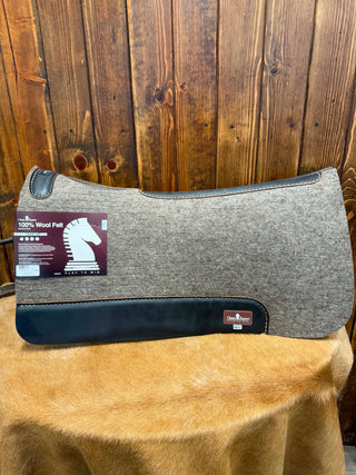Classic Equine 100% Felt 1" Saddle Pad 31" x 32"