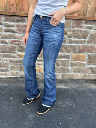 Women's Ariat Perfect Rise Bessie Slim Trouser Jean-Women's Denim-Ariat-Lucky J Boots & More, Women's, Men's, & Kids Western Store Located in Carthage, MO