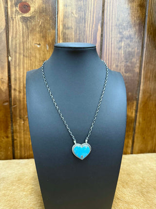 Ada Necklace-Necklaces-LJ Turquoise-Lucky J Boots & More, Women's, Men's, & Kids Western Store Located in Carthage, MO