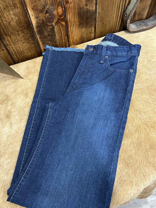 Kimes Ranch Olivia Dark Wash High Rise Wide Leg Jean-Women's Denim-Kimes Ranch-Lucky J Boots & More, Women's, Men's, & Kids Western Store Located in Carthage, MO
