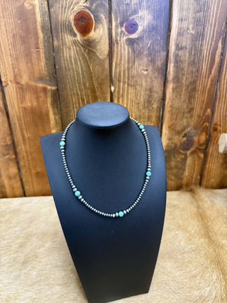 Cecilia Necklace-Necklaces-LJ Turquoise-Lucky J Boots & More, Women's, Men's, & Kids Western Store Located in Carthage, MO