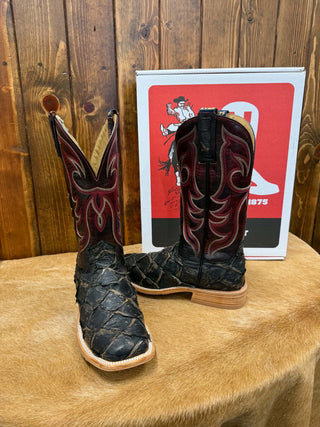 Men's Hyer Cowley Matte Dark Brown Big Bass Boot