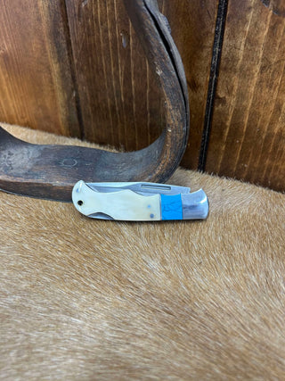 Circle SH Pocket Knives-Pocket Knives-WESTERN FASHION ACCESSORIES-Lucky J Boots & More, Women's, Men's, & Kids Western Store Located in Carthage, MO