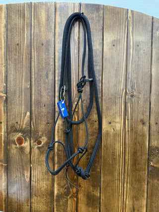 Classic Equine Black Average Halter 9' Black lead-Halter-Equibrand-Lucky J Boots & More, Women's, Men's, & Kids Western Store Located in Carthage, MO