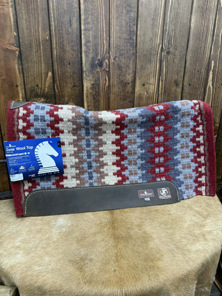 Classic Equine Zone Series Blanket Top Saddle Pad 3/4"-Saddle Pads-Equibrand-Lucky J Boots & More, Women's, Men's, & Kids Western Store Located in Carthage, MO