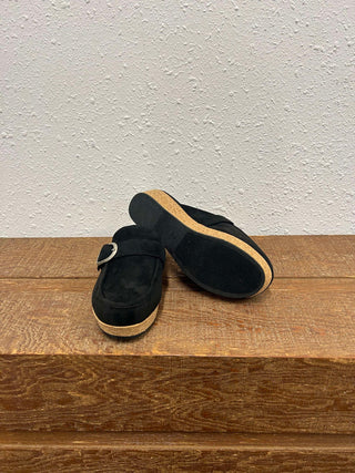 Corky's All Get Out in Black Suede Shoes *FINAL SALE*-Women's Casual Shoes-Corkys Footwear-Lucky J Boots & More, Women's, Men's, & Kids Western Store Located in Carthage, MO