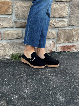 Corky's All Get Out in Black Suede Shoes *FINAL SALE*-Women's Casual Shoes-Corkys Footwear-Lucky J Boots & More, Women's, Men's, & Kids Western Store Located in Carthage, MO