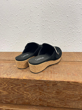 Corky's All Get Out in Black Suede Shoes *FINAL SALE*-Women's Casual Shoes-Corkys Footwear-Lucky J Boots & More, Women's, Men's, & Kids Western Store Located in Carthage, MO