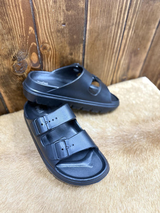 Corkys Cabana Sandal in Black *FINAL SALE*-Sandals-Corkys Footwear-Lucky J Boots & More, Women's, Men's, & Kids Western Store Located in Carthage, MO