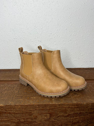 Corkys Cider Sippin in Caramel Booties *FINAL SALE*-Women's Booties-Corkys Footwear-Lucky J Boots & More, Women's, Men's, & Kids Western Store Located in Carthage, MO