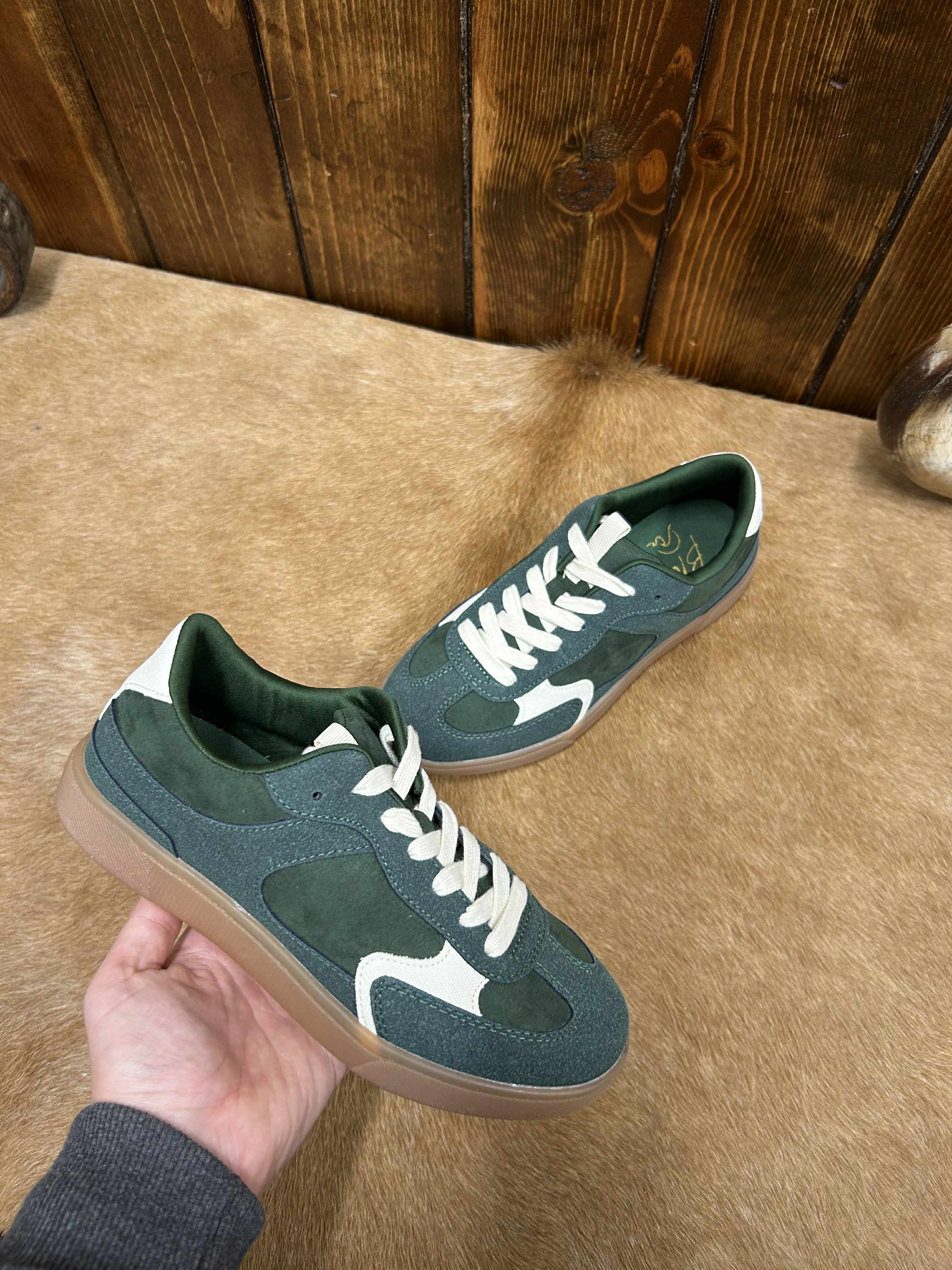 Women's Blowfish Malibu Green Tastic Sneaker-Women's Casual Shoes-Blowfish Malibu-Lucky J Boots & More, Women's, Men's, & Kids Western Store Located in Carthage, MO